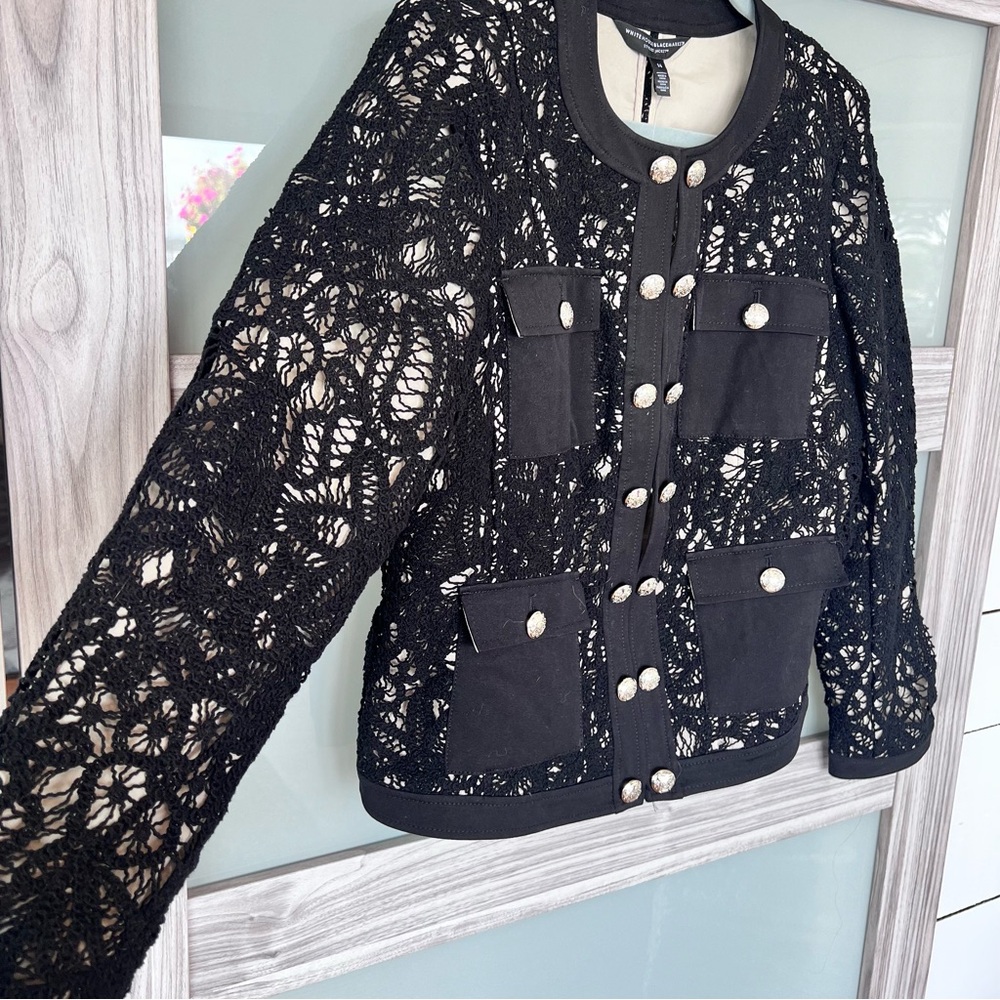 White House Black Market Lace Jacket